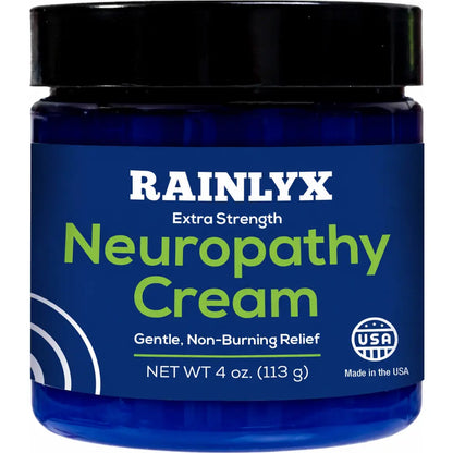 Rainlyx Crema para la Neuropatía - Crema Calmante para Pies, Piernas, Manos, etc. Aloe, Manteca de Karité, Clavo Suave, Cuidado Corporal Hidratante Diario