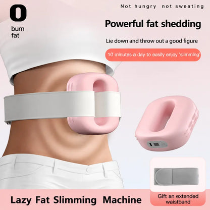 RAINLYX Fascia Ring Massager — Relieves Tight Core & Back Pain from Sitting All Day, Deep Tissue Vibration Belt for Postpartum Recovery, 9 Modes, Cordless