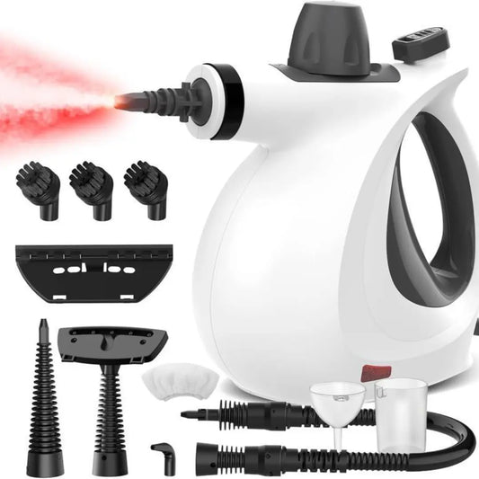 Handheld Steam Cleaner with 12 Accessories, Deep Cleaning for Kitchen, Bathroom, Home and Car